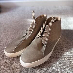Men's Tan High-Top Sneakers